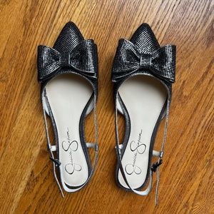 Jessica Simpson 'Cawny' style flat slingback sandals size 8- worn only once